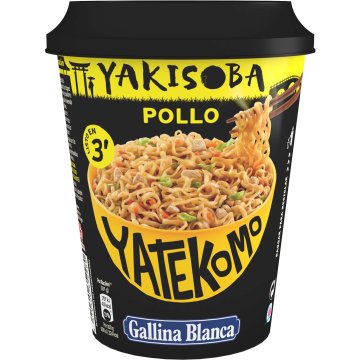 Fideos Orientales Yatekomo Yakisoba Pollo Cup 93 Gr