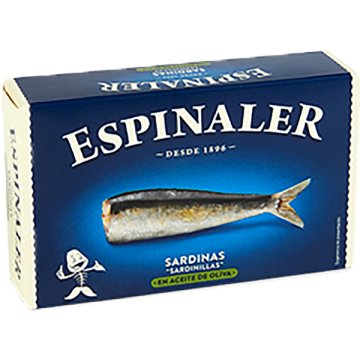 Sardinetes Espinaler Premium En Oli Oliva 8/10 Llauna Rr 125 Gr