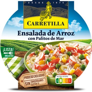 Ensalada De Arroz Carretilla Con Palitos De Mar Bandeja 240 Gr