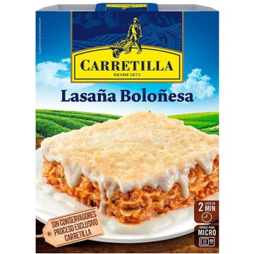 Lasaña Carretilla Boloñesa Bandeja 375 Gr