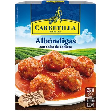 Mandonguilles Carretilla Amb Salsa De Tomàquet Safata 300 Gr