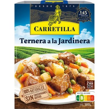 Ternera Carretilla A La Jardinera Bandeja 300 Gr