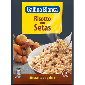 Risotto Gallina Blanca Con Setas Deshidratado Sobre 175 Gr 2 Raciones