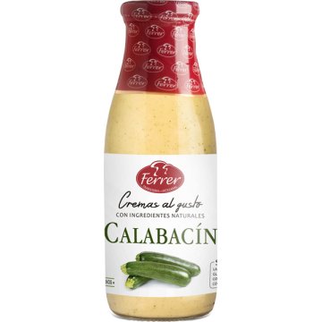 Crema Ferrer Calabacín Botella Vidrio 485 Ml