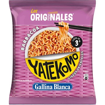 Fideos Orientales Yatekomo Barbacoa Bag 82 Gr