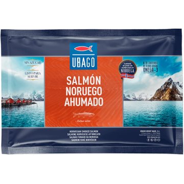 Salmón Ubago Ahumado Bolsa 400 Gr Lonchas