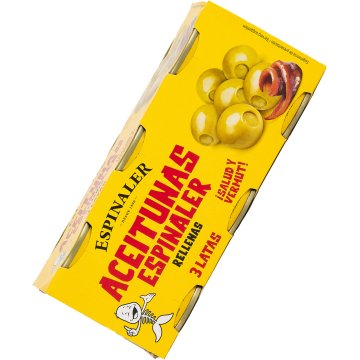 Olives Espinaler Farcida Anxova Llauna 50 Gr Sr