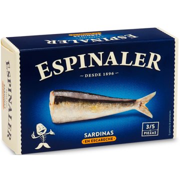 Sardines Espinaler Escabetx 3/5 Llauna Rr 125 Gr Sr