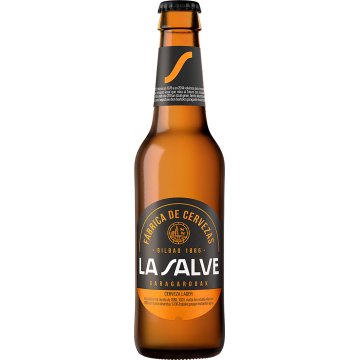 Cerveza La Salve Lager 5º Botella 1/3 Retornable