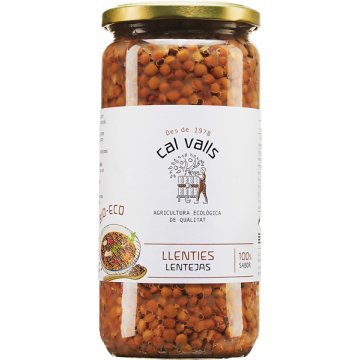 Llenties Cal Valls Eco Cuites Pot 500 Gr