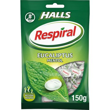 Caramelo Halls Respiral Eucaliptus Bolsa 150 Gr