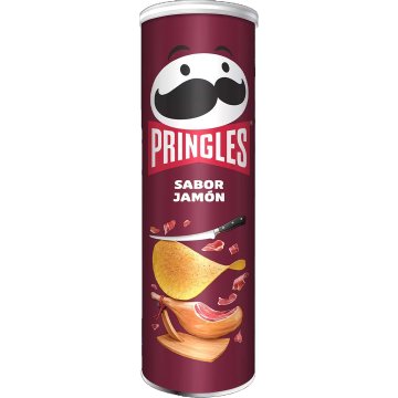 Patatas Chips Pringles Sabor Jamón 165 Gr