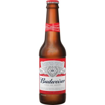 Cerveza Budweiser 4.8º Botella 1/4 Sr