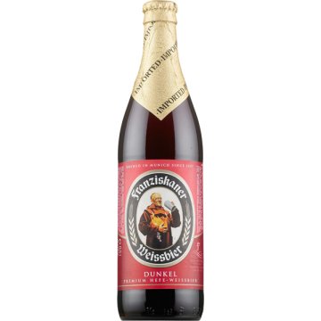 Cerveza Franziskaner Weissbier Dunkel 5º Botella 50 Cl Sr