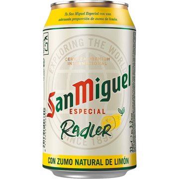 Cerveza San Miguel Radler Lata 33 Cl