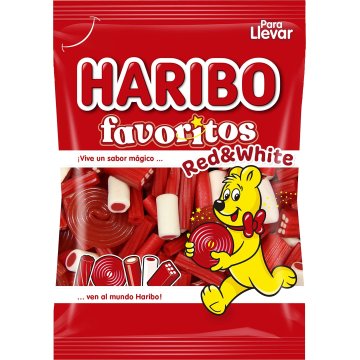Caramelos De Goma Haribo Favoritos Red Mix Bolsa 90 Gr