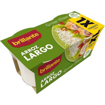 Arroz Brillante Largo Tarrina 200 Gr