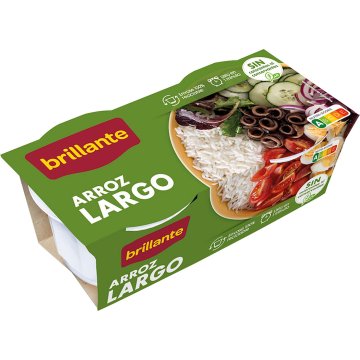 Arroz Brillante Largo Tarrina 125 Gr