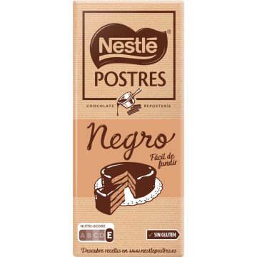 Xocolata Nestlé Postres Negre Rajola 200 Gr