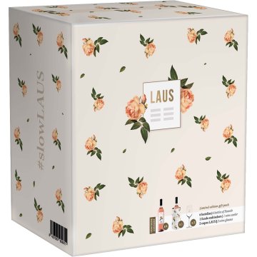 Vino Laus Garnacha Syrah Rosado 14º Gift Pack 75 Cl 6botellas+2copas+1manga Enfria