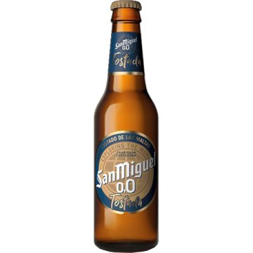 Cerveza San Miguel 0.0 Tostada 1/3 Retornable