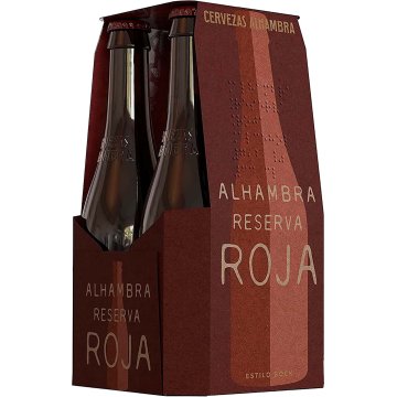 Cerveza Alhambra Reserva Roja 7.2º 1/3 Pack 6 Sr