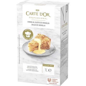 Salsa Carte D'or Vainilla Brik 1 Lt