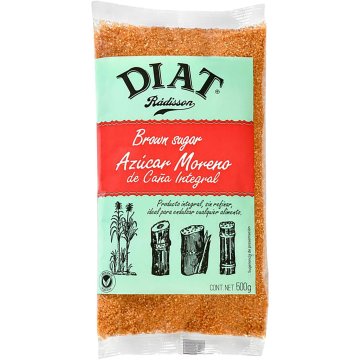 Sucre Diat Rádisson Bru De Canya Integral 500 Gr