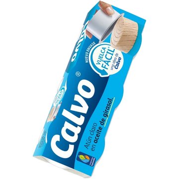 Atún Claro Calvo En Aceite De Girasol Ro-65 Pack 3