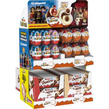 Expositor Kinder Surtido Variado Sorpres.play/unic.+joy+k.bueno