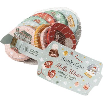Chocolate Simón Coll Monedas Hello Winter 41gr