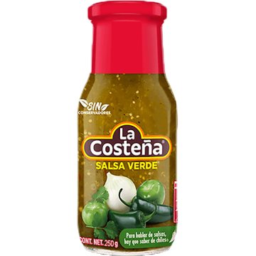 Salsa La Costeña Verde Tarro 475 Gr