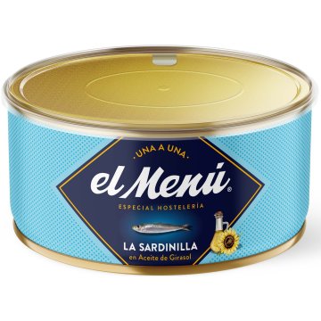 Sardinetes El Menú En Oli De Gira-sol 85/120 Llauna Ro 990 Gr
