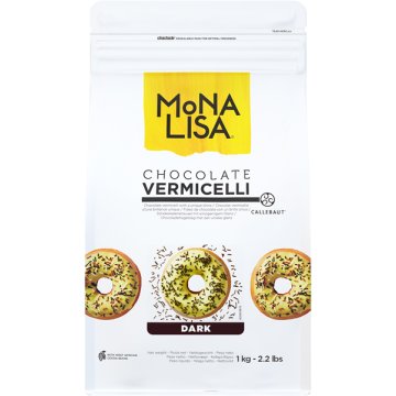 Fideos De Chocolate Mona Lisa Negro 1 Kg