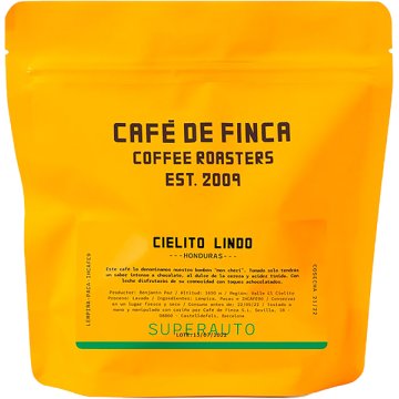 Café Café De Finca Cielito Lindo Honduras Espresso Grano 250 Gr