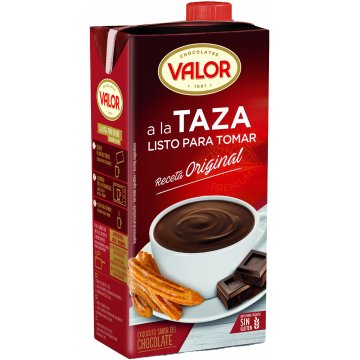 Xocolata Valor A La Tassa A Punt Per Pendre Brik 1 Lt