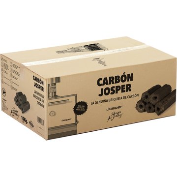 Carbón Josper Briqueta Hexagonal Saco 10 Kg