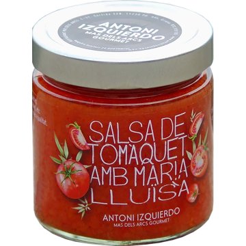 Salsa Antoni Izquierdo De Tomate Con Maria Luisa Tarro 390 Gr