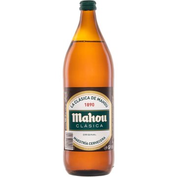Cerveza Mahou Clásica Vidrio 1 Lt