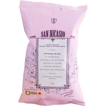 Patatas San Nicasio Gourmet Sal Rosa Del Himalaya Bolsa 150 Gr