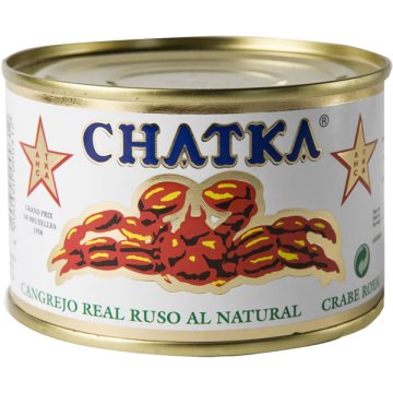 Cangrejo Chatka Real Ruso Al Natural 60% Patas Tarro 310 Gr