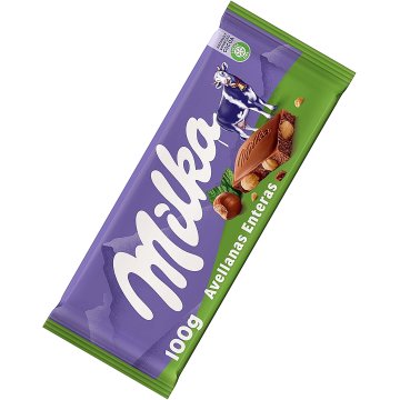 Chocolate Milka Avellanas Enteras Tableta 100 Gr