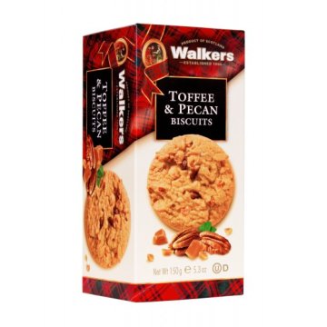 Biscuits Walkers De Caramelo Y Nueces Pecanas 150 Gr