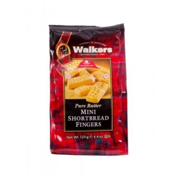 Shortbreads Walkers Mini Fingers Mantega 125 Gr