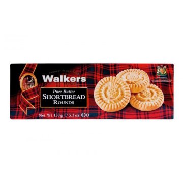 Shortbreads Walkers Rounds Mantequilla 150 Gr