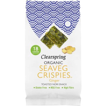 Snack Clearspring Eco D'alga Nori Amb Gingebre 4 Gr