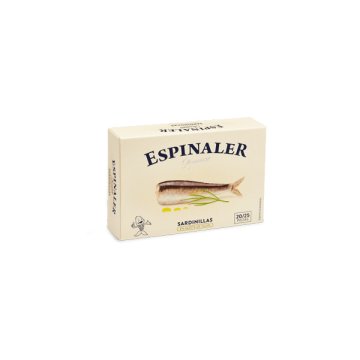 Sardinillas Espinaler Premium En Aceite De Oliva 20/25 Lata Ol 120 Gr