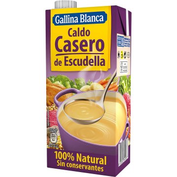 Caldo Gallina Blanca Casero Escudella Brik 1 Lt