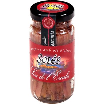 Anxoves Salaons Solés En Oli D'oliva Verge Extra Pot 100 Gr