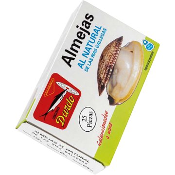 Almejas Dardo Rías Al Natural 20/30 Lata Ol 120 Gr